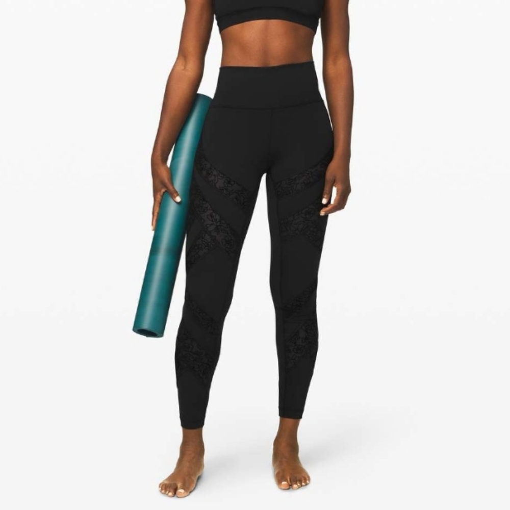 Lululemon Wunder Under High-Rise Tight Flocked 28"